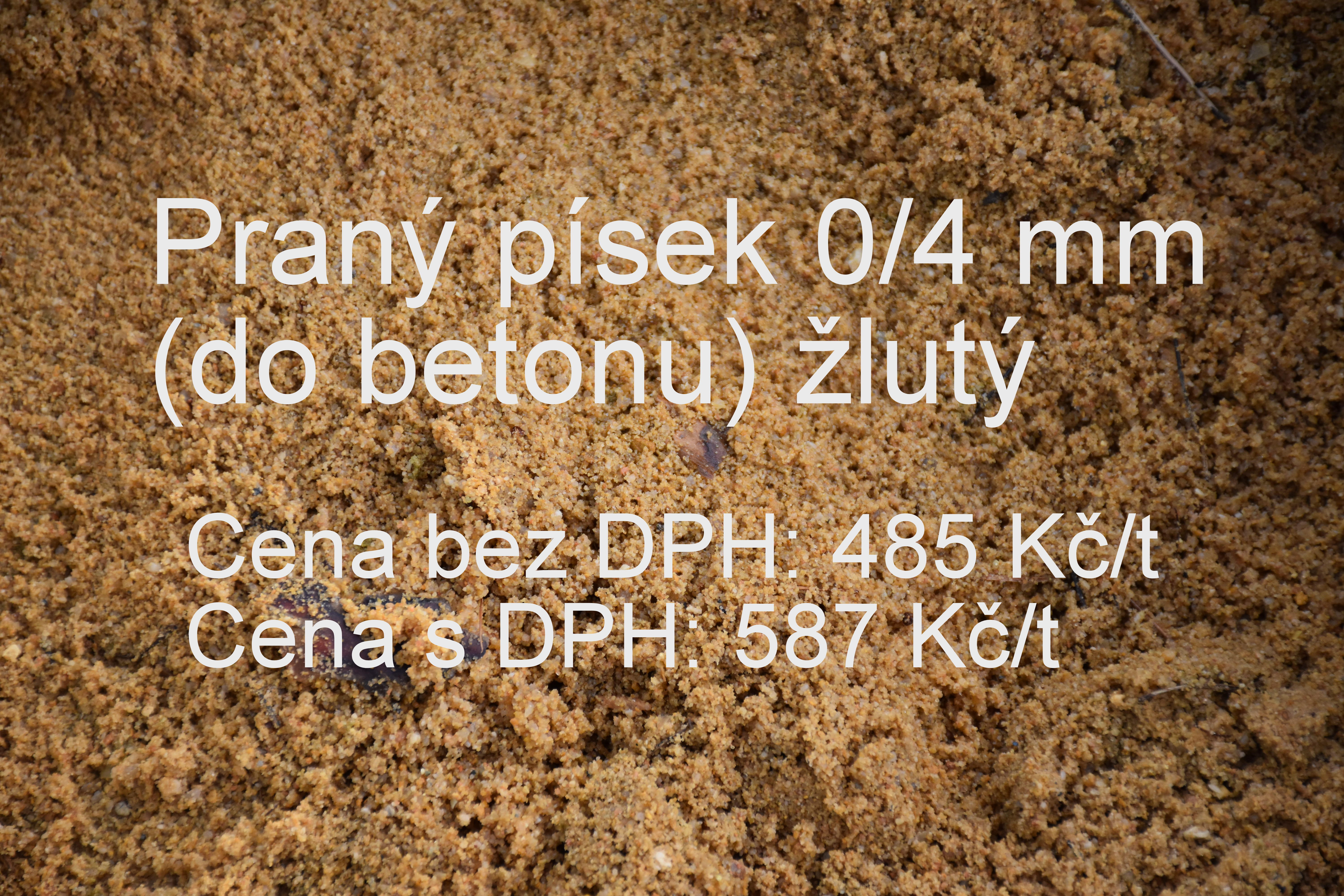 Psek do betonu lut